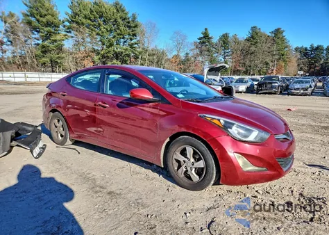 2014 Hyundai Elantra Se from USA, damaged, VIN 5NPDH4AE3EH536043